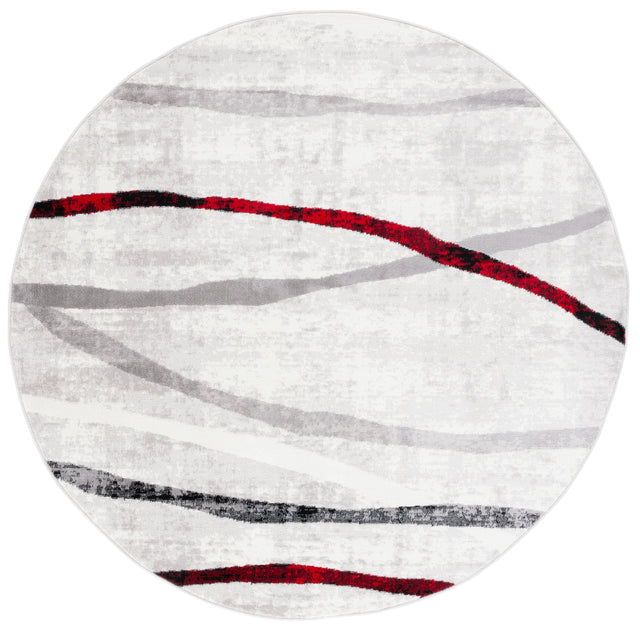 Safavieh Skyler Sky112P Ivory Grey/Red Rug.