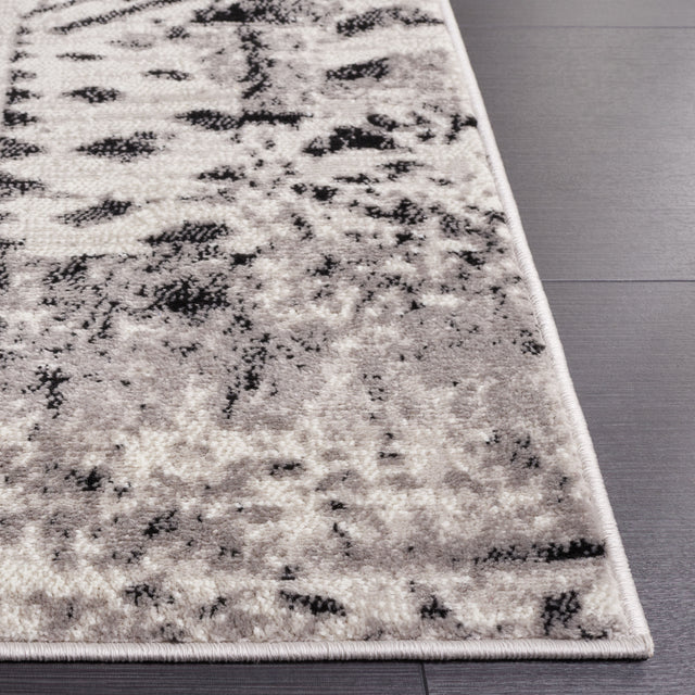 Safavieh Skyler Sky114A Ivory Grey/Black Rug.