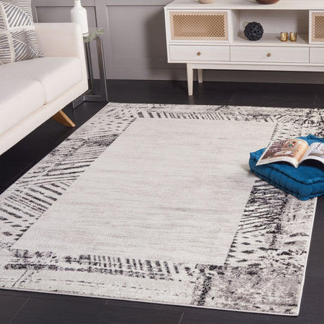 Safavieh Skyler Sky114A Ivory Grey/Black Rug.