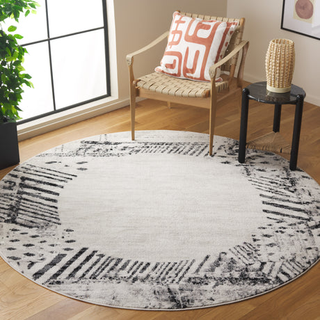 Safavieh Skyler Sky114A Ivory Grey/Black Rug.