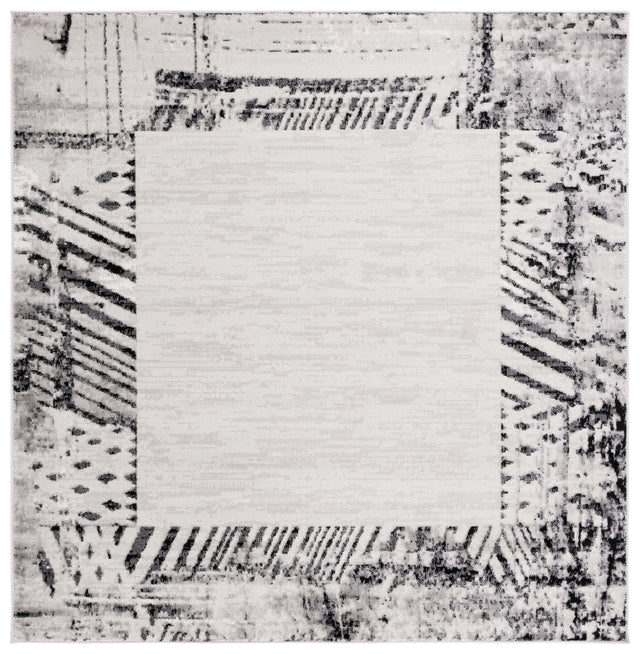 Safavieh Skyler Sky114A Ivory Grey/Black Rug.