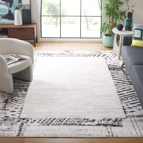 Safavieh Skyler Sky114A Ivory Grey/Black Rug.