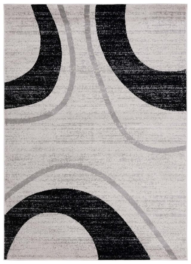 Safavieh Skyler Sky115A Ivory Grey/Black Rug.