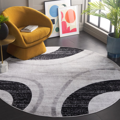 Safavieh Skyler Sky115A Ivory Grey/Black Rug.