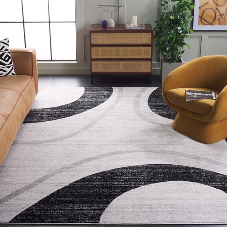 Safavieh Skyler Sky115A Ivory Grey/Black Rug.