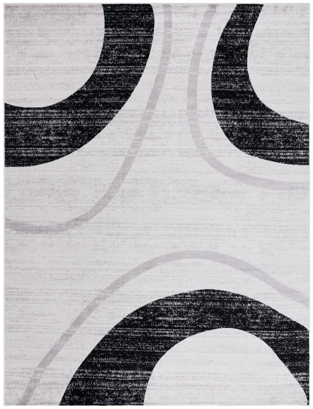 Safavieh Skyler Sky115A Ivory Grey/Black Rug.
