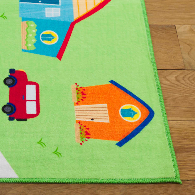 Safavieh Santa Monica Kids Smk100Y Light Green Rug.