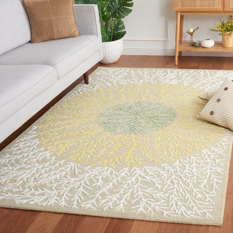 Safavieh Soho Soh257D Beige/Yellow Rug.