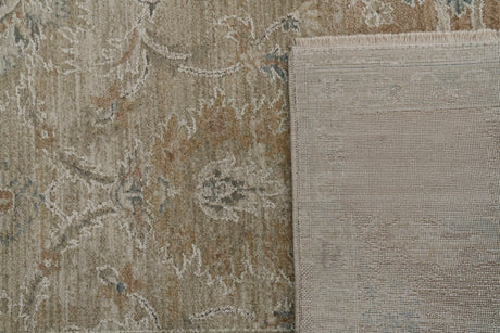 Dynamic Rugs Solace 17922 Power Loomed Traditional Cream/Grey/Rust Rug