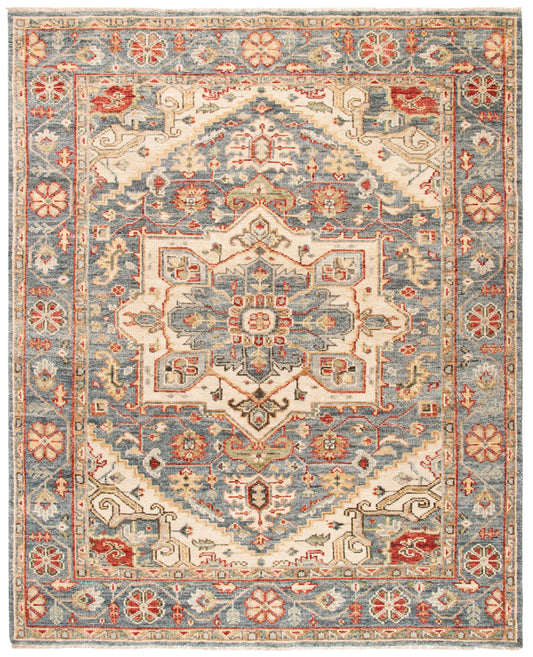 Safavieh Samarkand Srk121M Blue/Ivory Area Rug