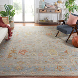Safavieh Samarkand Srk129M Blue/Grey Rug.