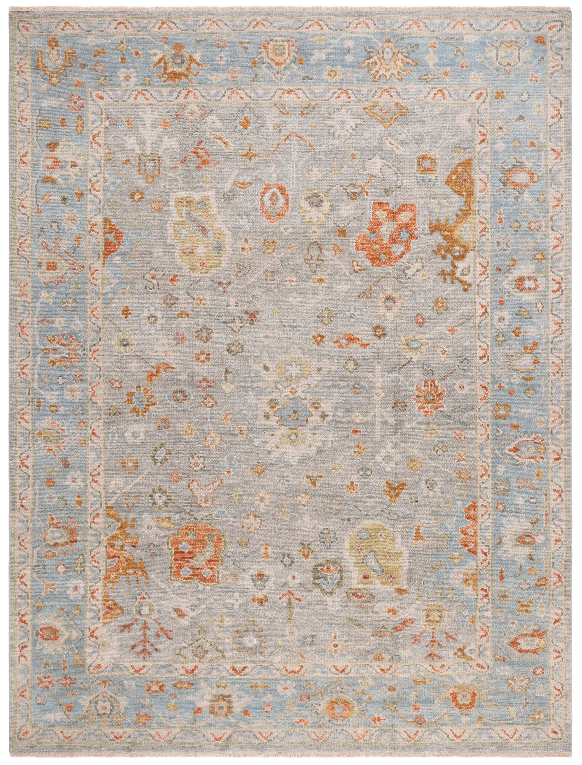 Safavieh Samarkand Srk129M Blue/Grey Area Rug