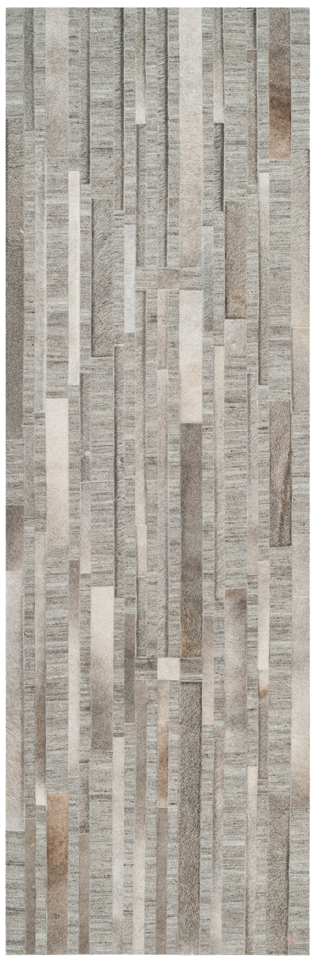 Safavieh Studio Leather Stl222A Ivory/Grey Rug.