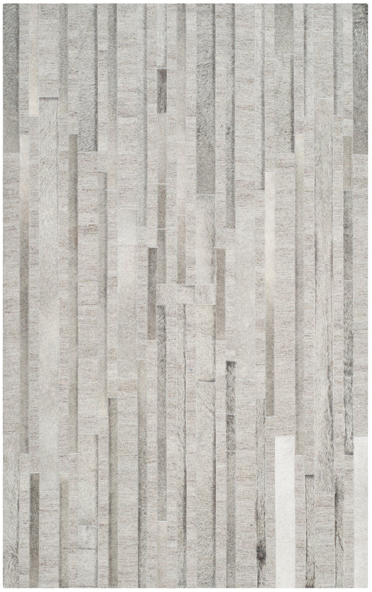 Safavieh Studio Leather Stl222A Ivory/Grey Rug.