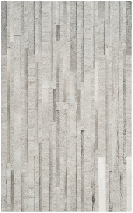 Safavieh Studio Leather Stl222A Ivory/Grey Rug.