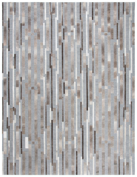 Safavieh Studio Leather Stl222A Ivory/Grey Rug.