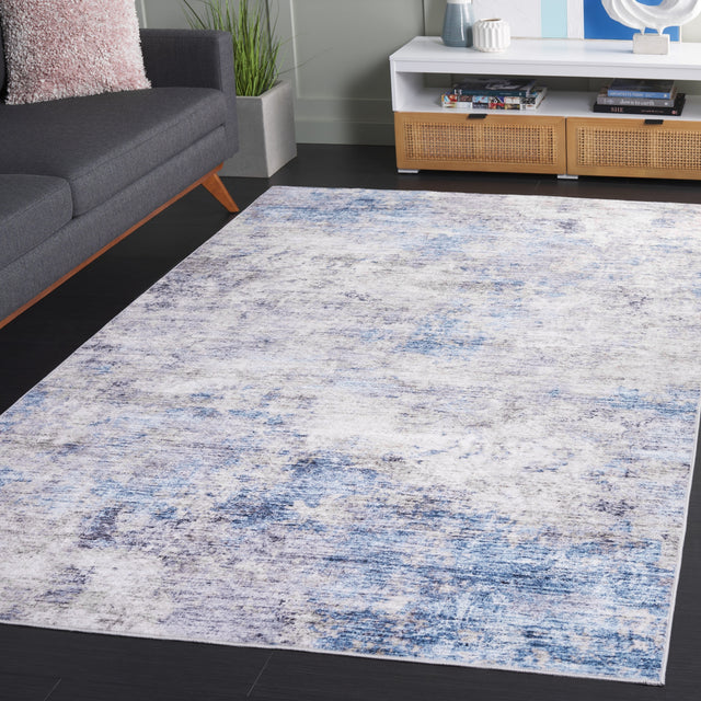 Safavieh Santa Monica Stm332A Ivory/Blue Rug.