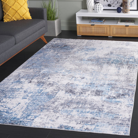 Safavieh Santa Monica Stm346A Ivory/Blue Rug.