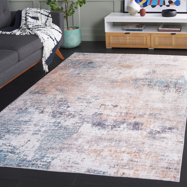 Safavieh Santa Monica Stm346C Ivory/Rust Rug.