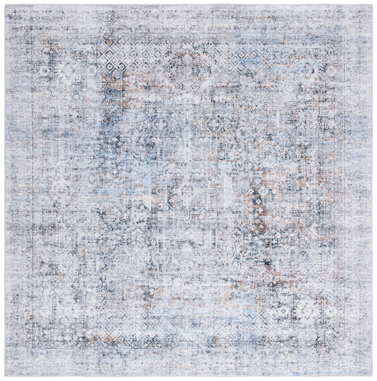 Safavieh Santa Monica Stm539B Beige/Charcoal Rug.