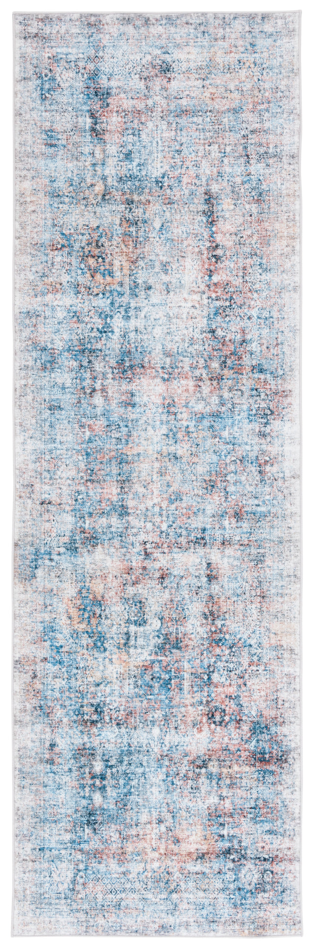 Safavieh Santa Monica Stm539M Blue/Rust Rug.