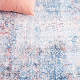 Safavieh Santa Monica Stm539M Blue/Rust Rug.