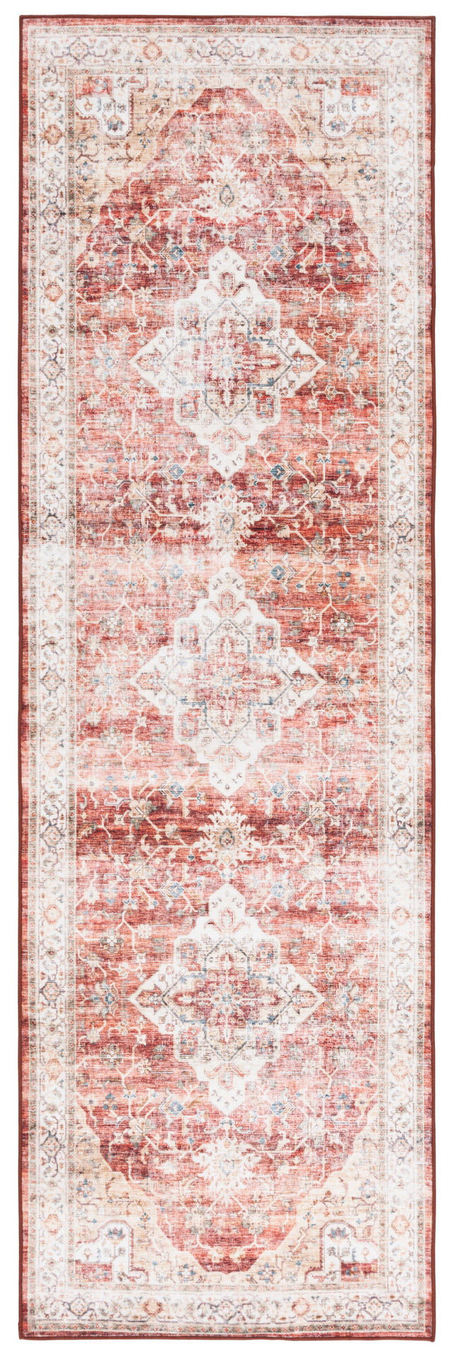 Safavieh Santa Monica Stm556Q Rust/Gold Rug.