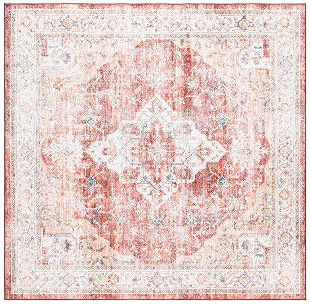 Safavieh Santa Monica Stm556Q Rust/Gold Rug.