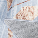 Safavieh Santa Monica Stm836M Blue/Gold Rug.