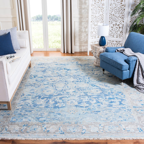 Safavieh Sultanabad Sul1086A Blue/Gold Rug.