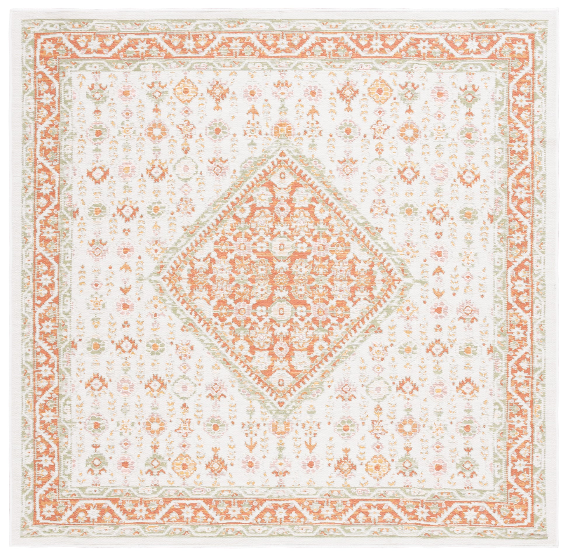 Safavieh Sunrise Sun620A Ivory/Rust Sage Area Rug