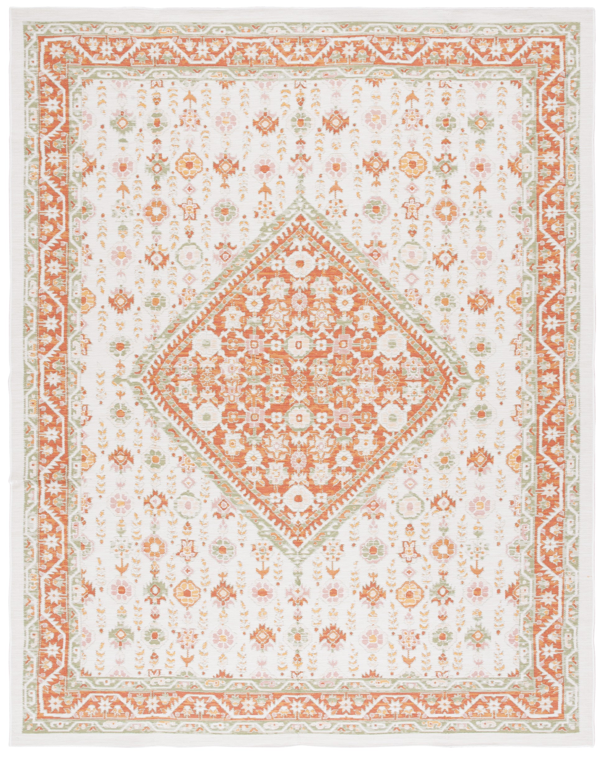 Safavieh Sunrise Sun620A Ivory/Rust Sage Area Rug