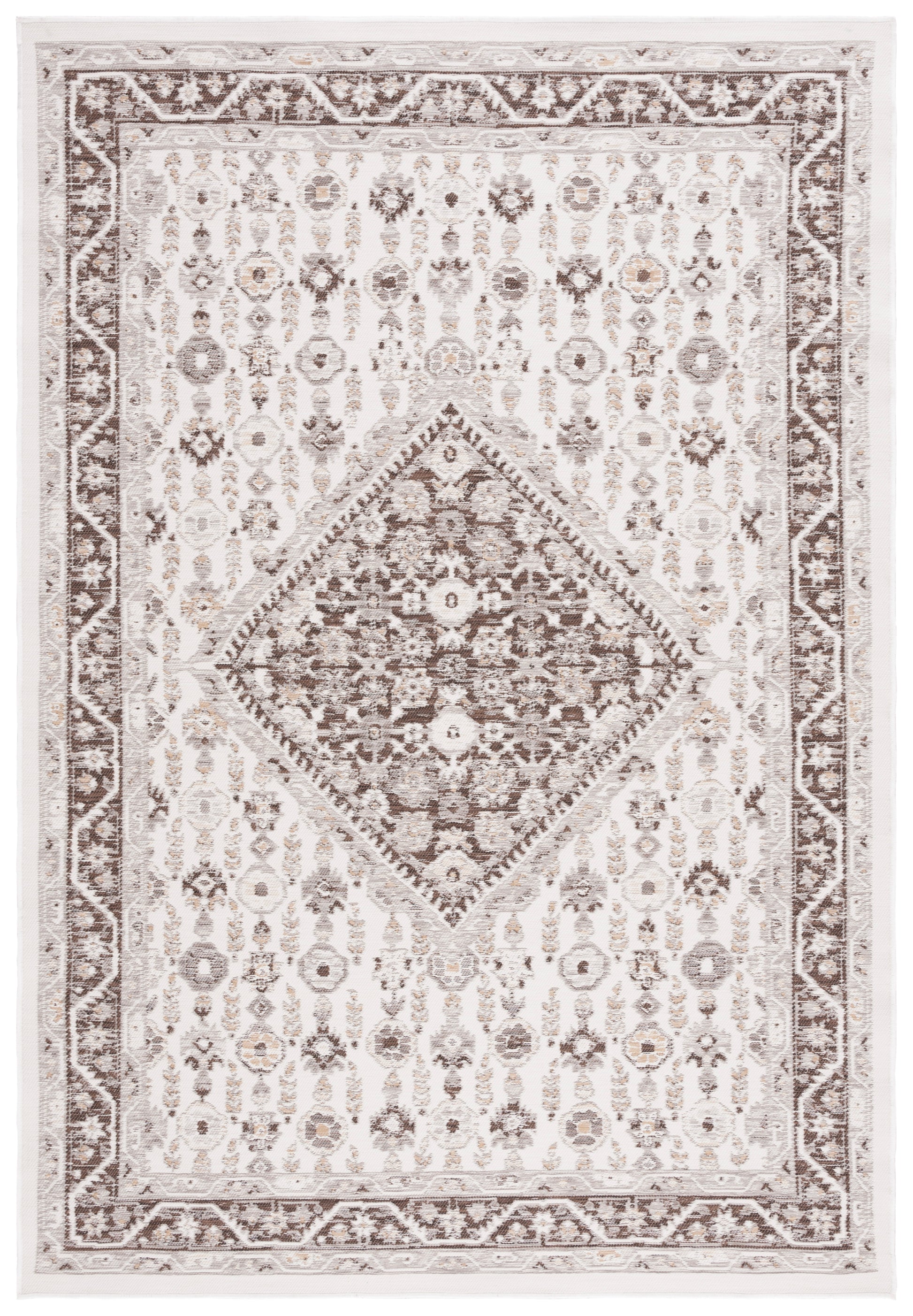 Safavieh Sunrise Sun620F Grey/Beige Black Area Rug