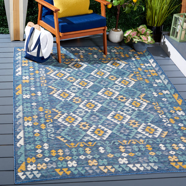 Safavieh Sunrise Sun622A Ivory/Blue Gold Rug.