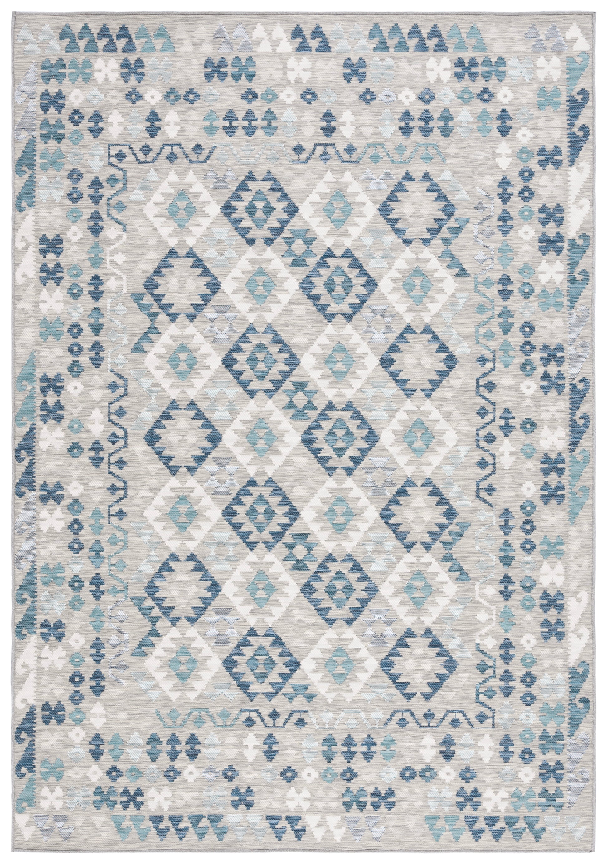 Safavieh Sunrise Sun622F Grey/Blue Ivory Area Rug