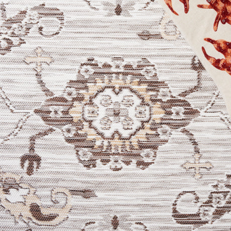 Safavieh Sunrise Sun624F Grey/Beige Black Rug.