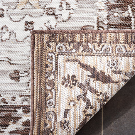 Safavieh Sunrise Sun624F Grey/Beige Black Rug.