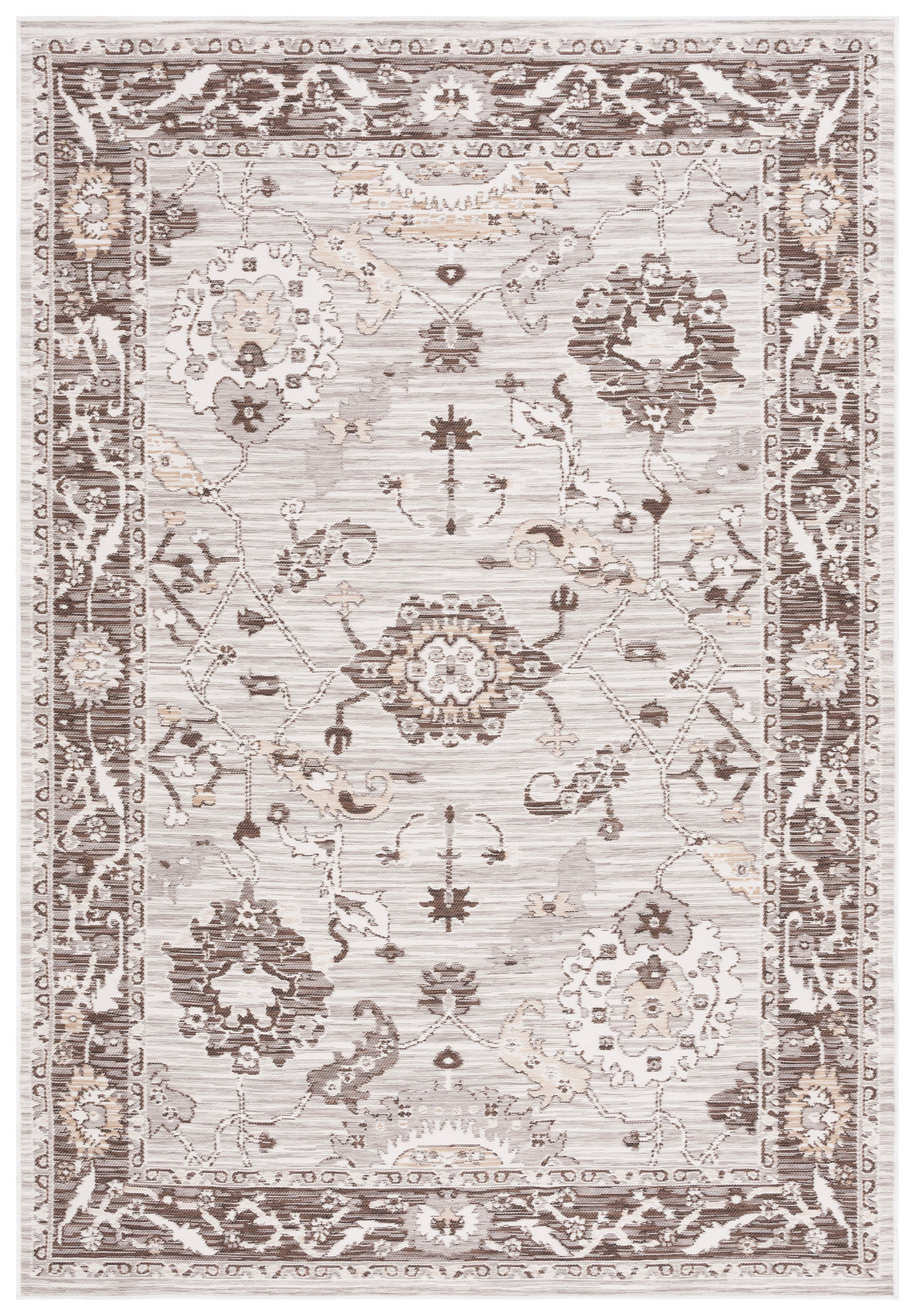 Safavieh Sunrise Sun624F Grey/Beige Black Area Rug