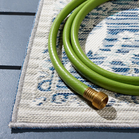Safavieh Sunrise Sun624G Grey/Blue Ivory Rug.