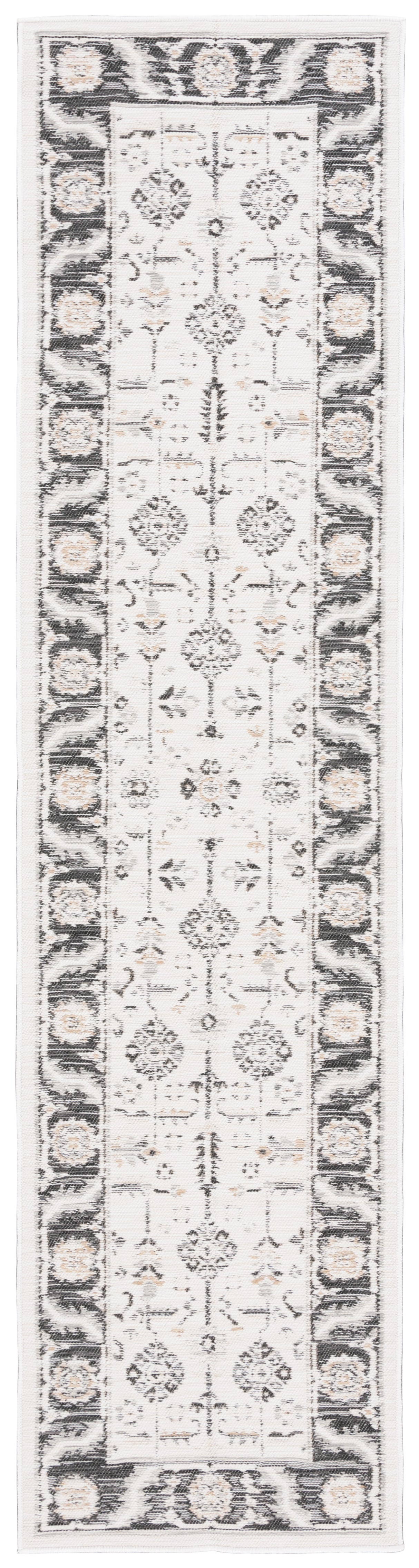 Safavieh Sunrise Sun627A Ivory/Grey Black Rug.