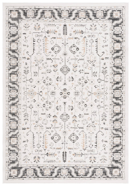 Safavieh Sunrise Sun627A Ivory/Grey Black Rug.