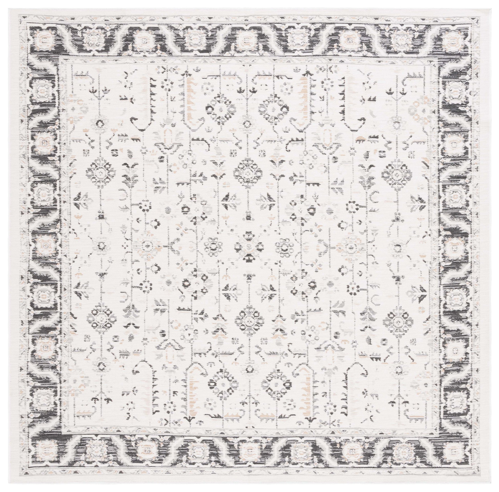 Safavieh Sunrise Sun627A Ivory/Grey Black Area Rug