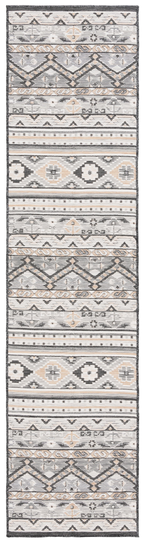 Safavieh Sunrise Sun629F Grey/Beige Black Rug.