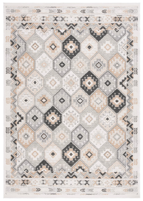 Safavieh Sunrise Sun630A Ivory/Grey Black Rug.