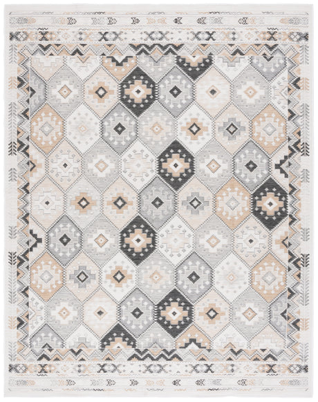 Safavieh Sunrise Sun630A Ivory/Grey Black Rug.