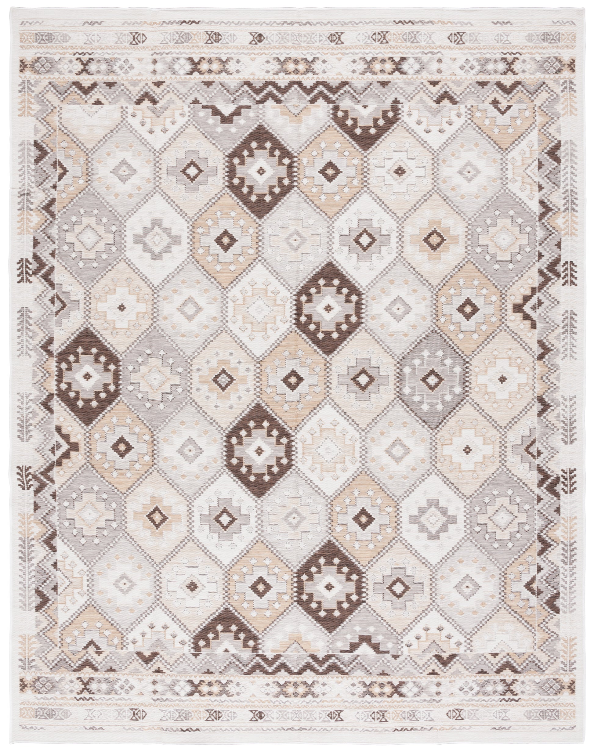 Safavieh Sunrise Sun630B Ivory/Beige Brown Area Rug