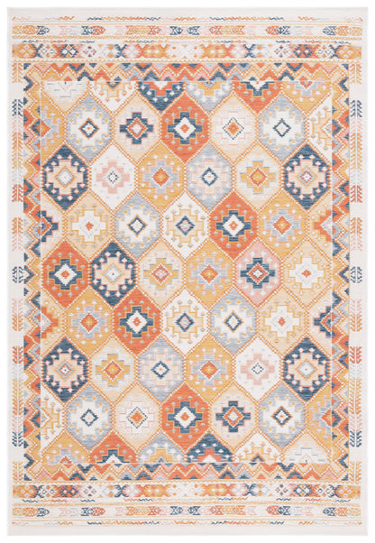 Safavieh Sunrise Sun630D Gold/Rust Blue Area Rug