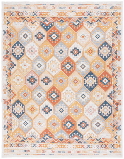 Safavieh Sunrise Sun630D Gold/Rust Blue Area Rug