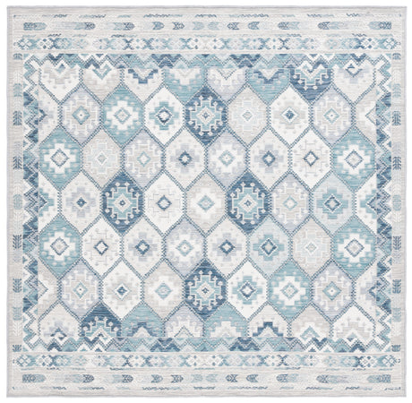 Safavieh Sunrise Sun630F Grey/Blue Ivory Rug.