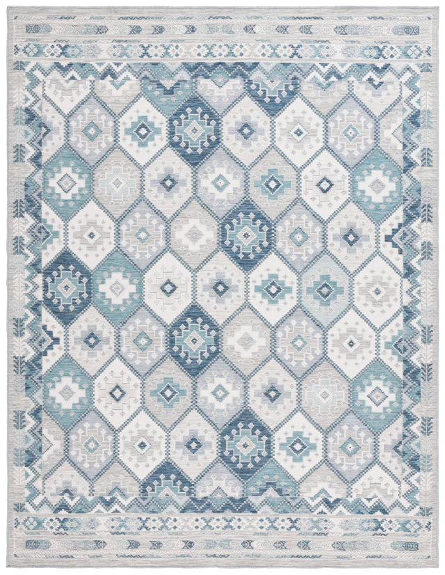 Safavieh Sunrise Sun630F Grey/Blue Ivory Rug.